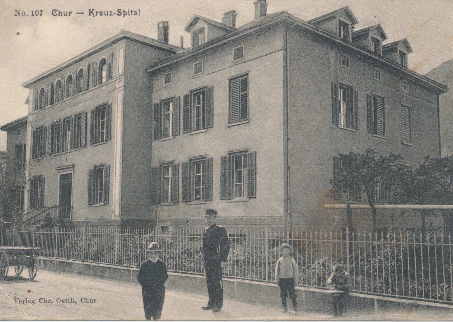1853: Das Kreuzspital zieht an die Engadinstrasse