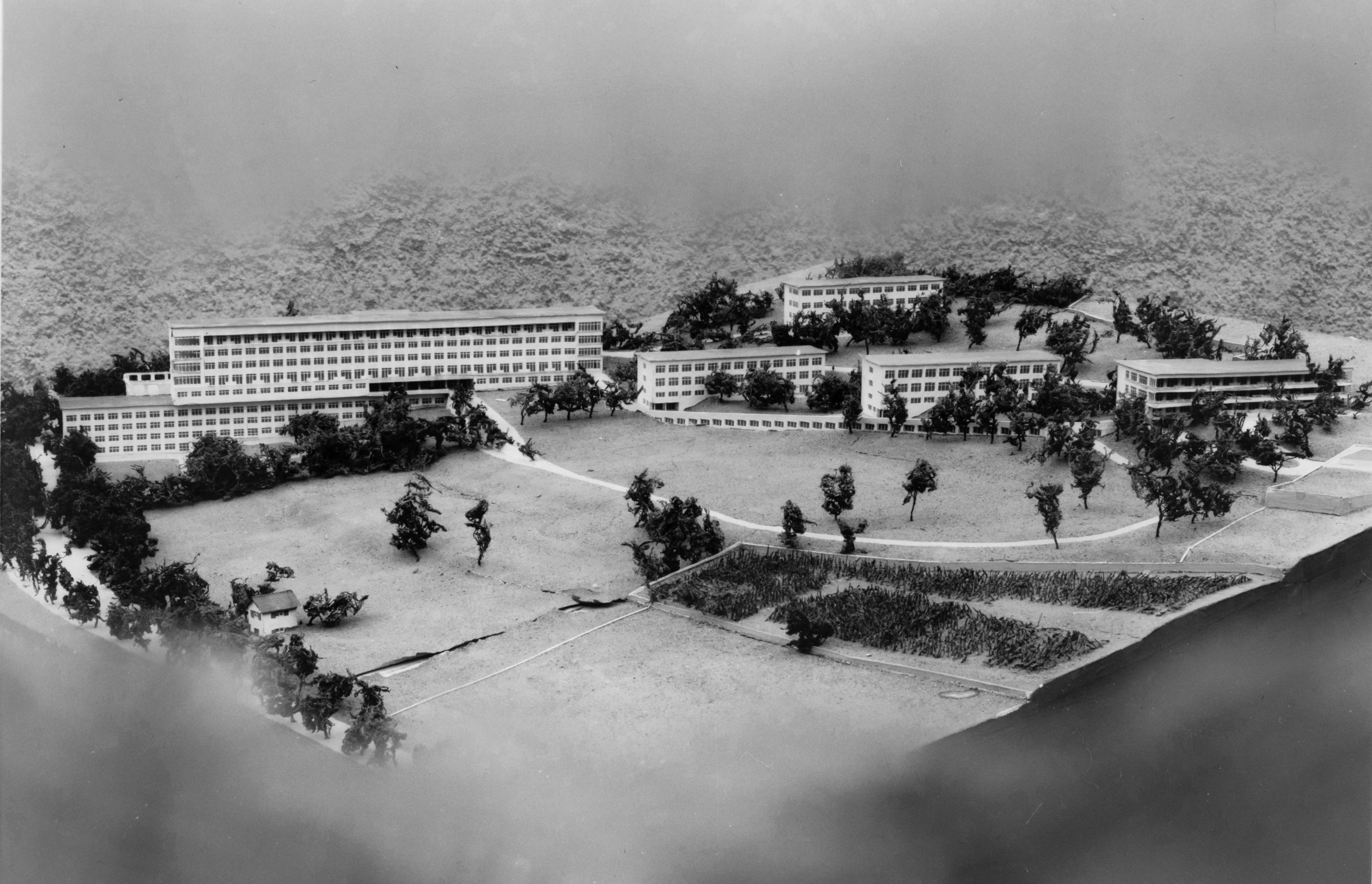 1938: Das Modell des geplanten Kantons- und Regionalspitals