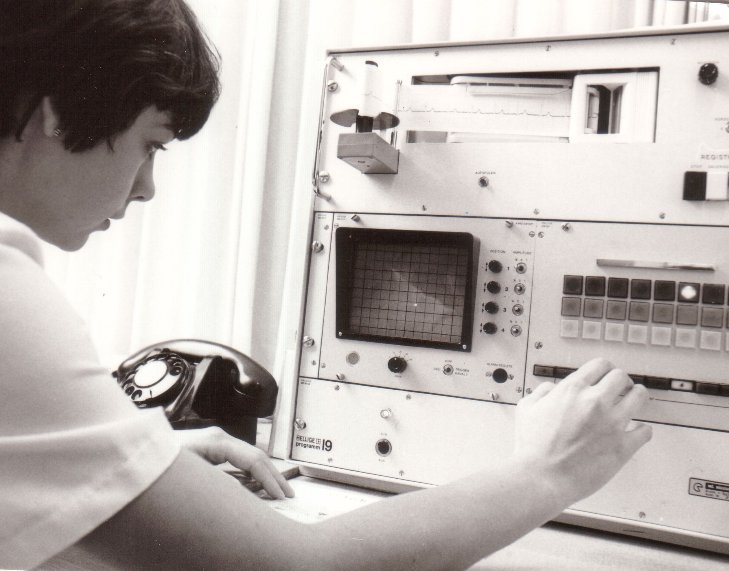 1980: Kantonsspital: medizinische Intensivstation vor 1984