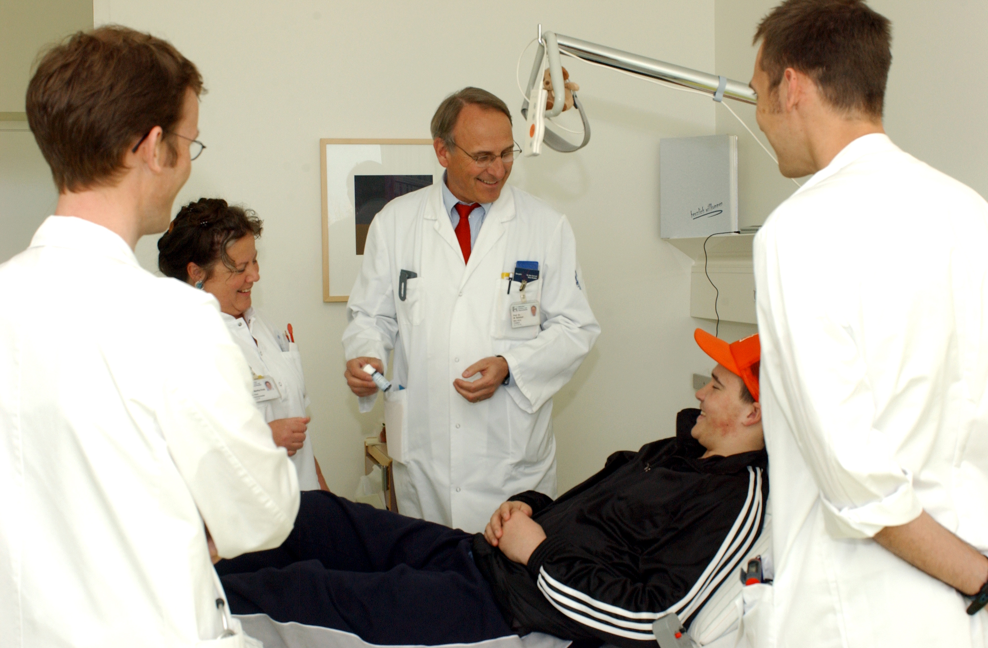 2000: Chefarztvisite Innere Medizin, Kantonsspital