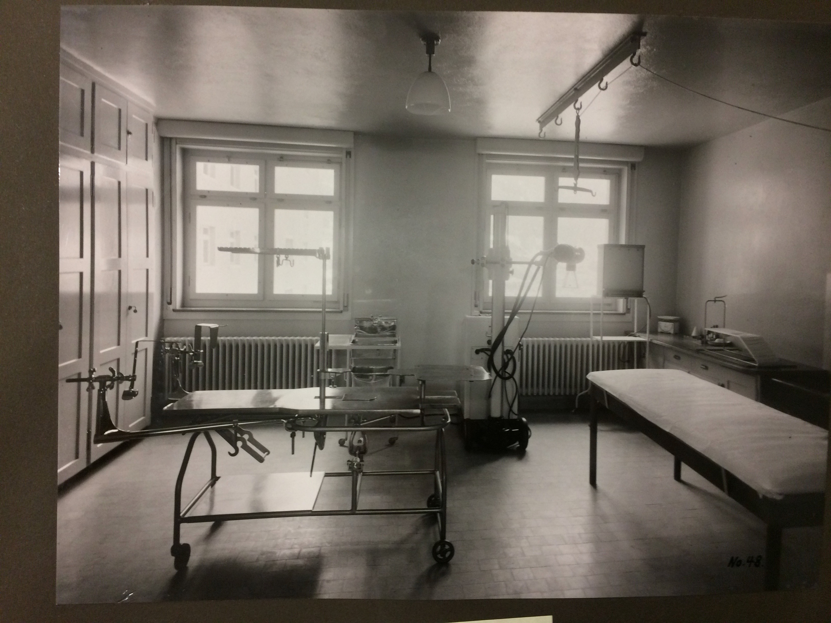1941: Gipszimmer im Kantonsspital