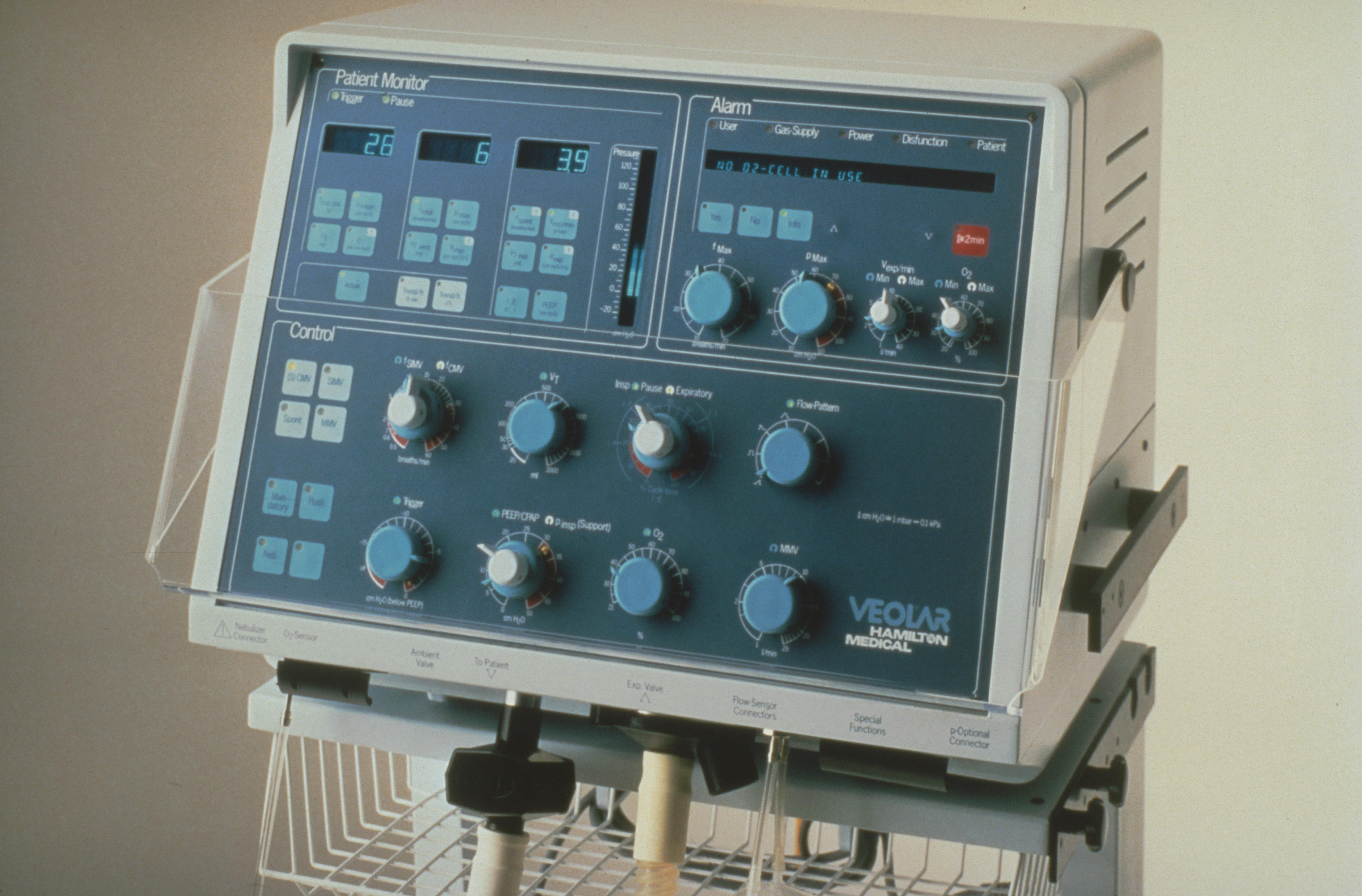 1987: Der Hamilton Medical Respirator in den 1980er-Jahren