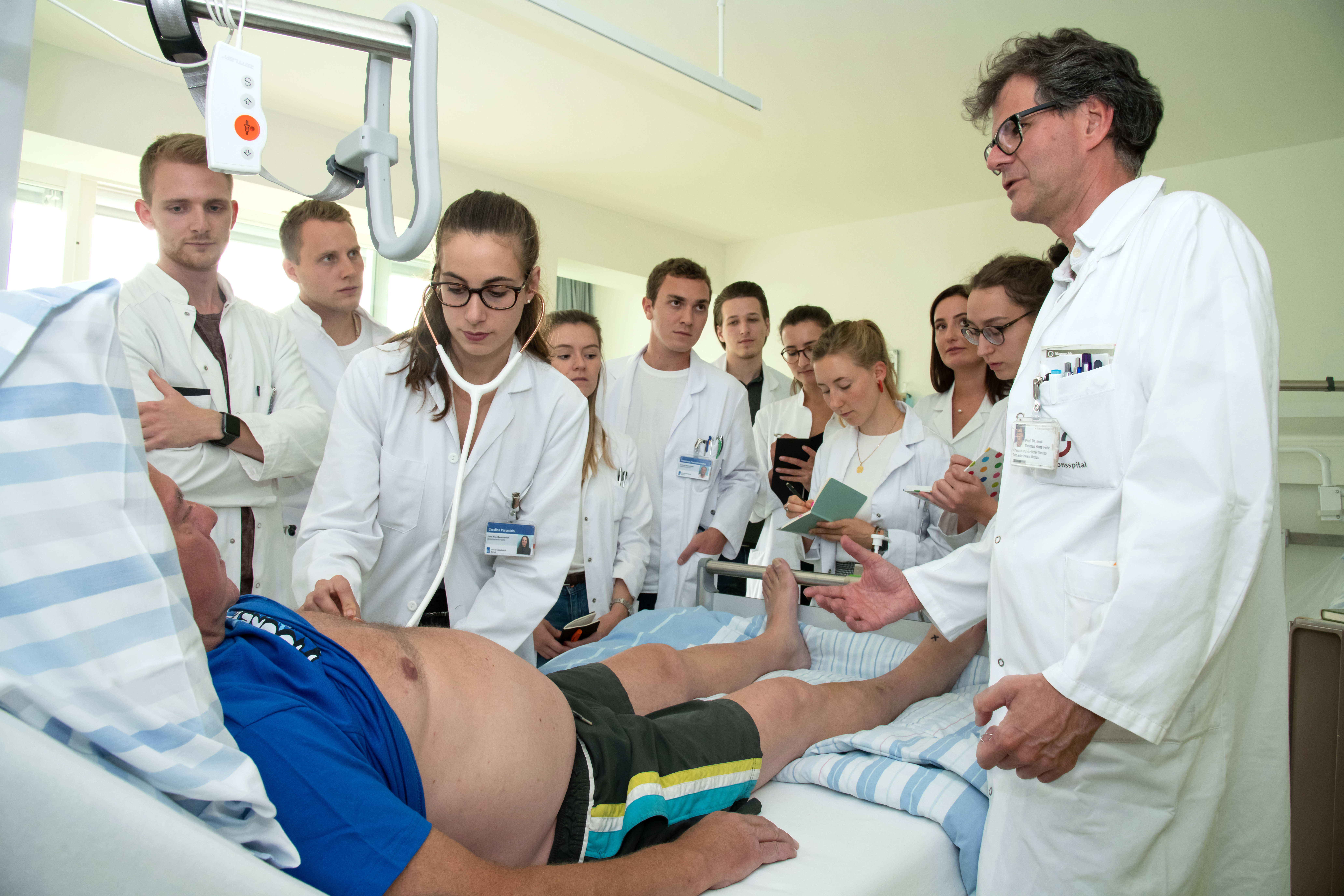 2016: Ausbildung am Krankenbett für Studierende der Medizin