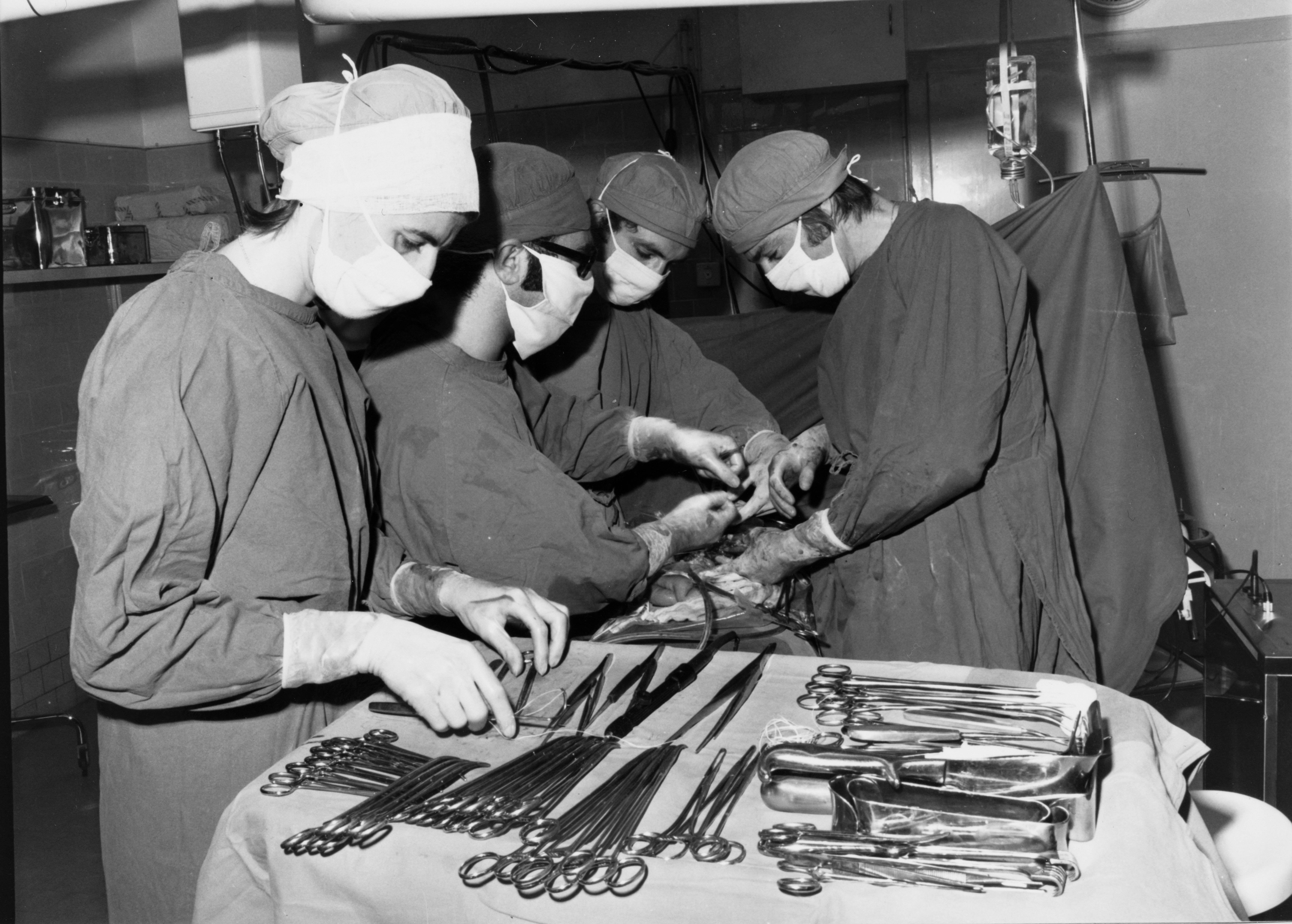 1978: Operation im Kantonsspital in den 1970er-Jahren
