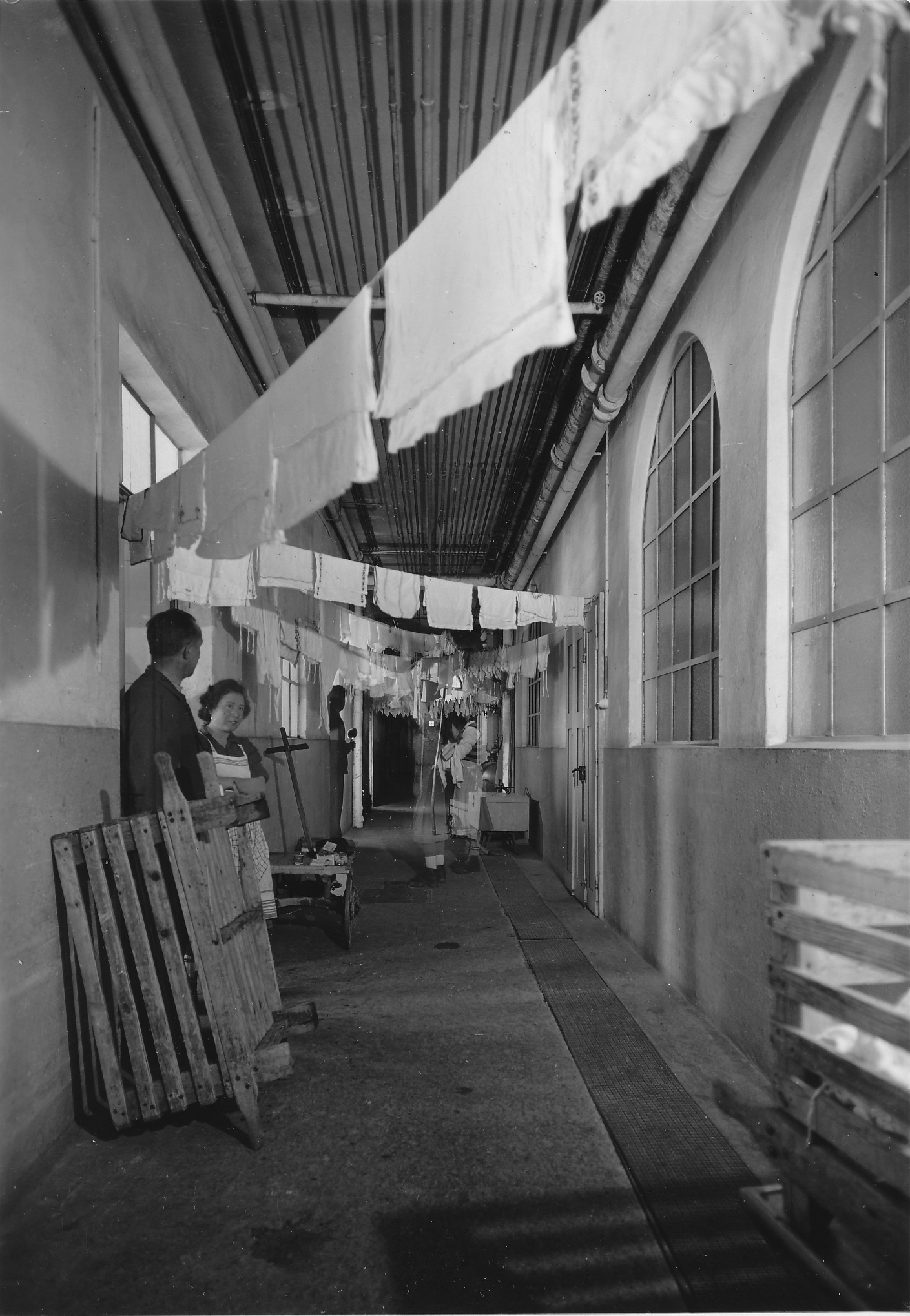 1951: Organisation der Wäsche im Kreuzspital