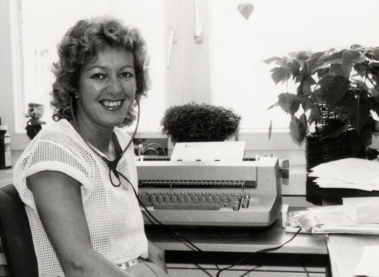 1983: Verwaltung im Kantonsspital