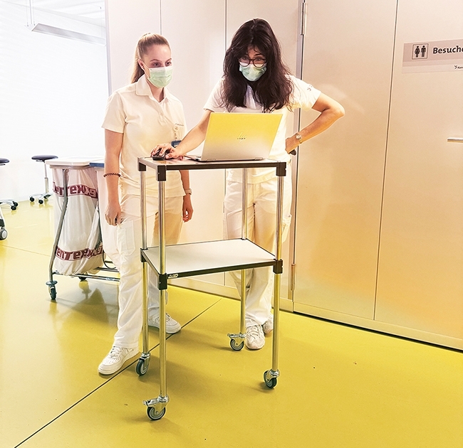 Liv und Paloma Bettenstation Chirurgie